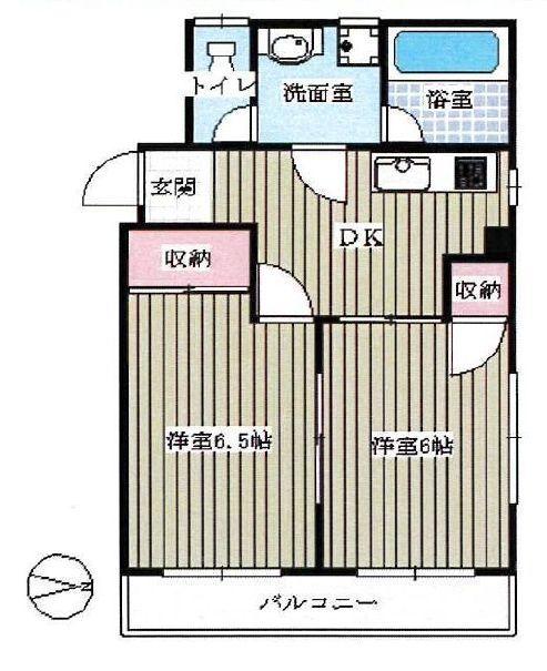 エースハイツ綾部の間取り