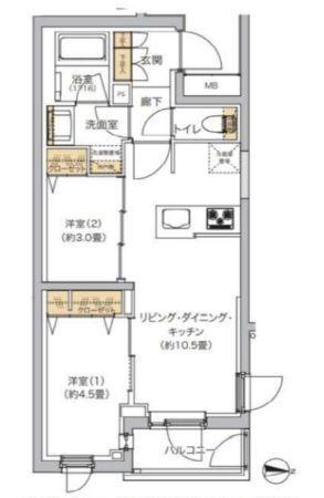  間取り図写真
