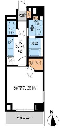 レジデンス白金コローレの間取り