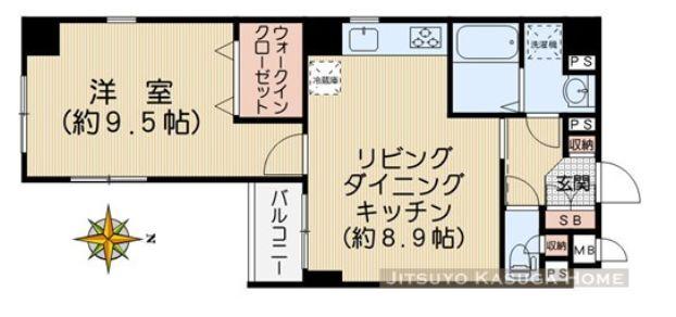 グローセインゼル湯島の間取り