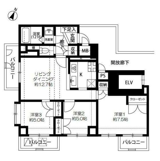  間取り図写真