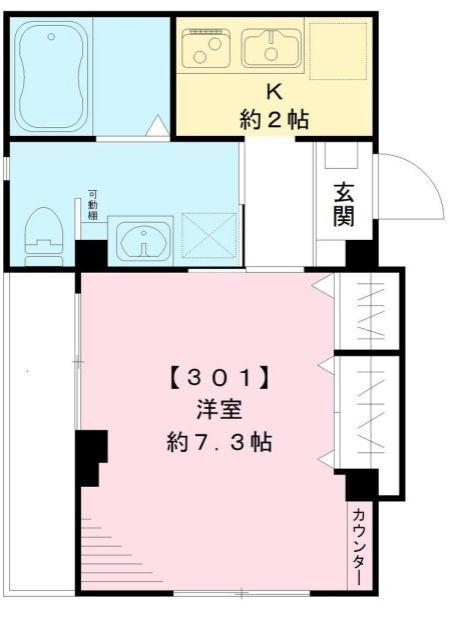 ラシーネ・テラス文京千駄木 の間取り