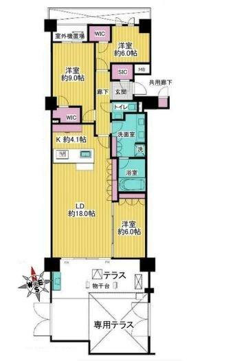 間取り図写真