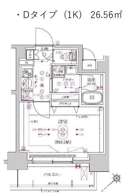  間取り図写真