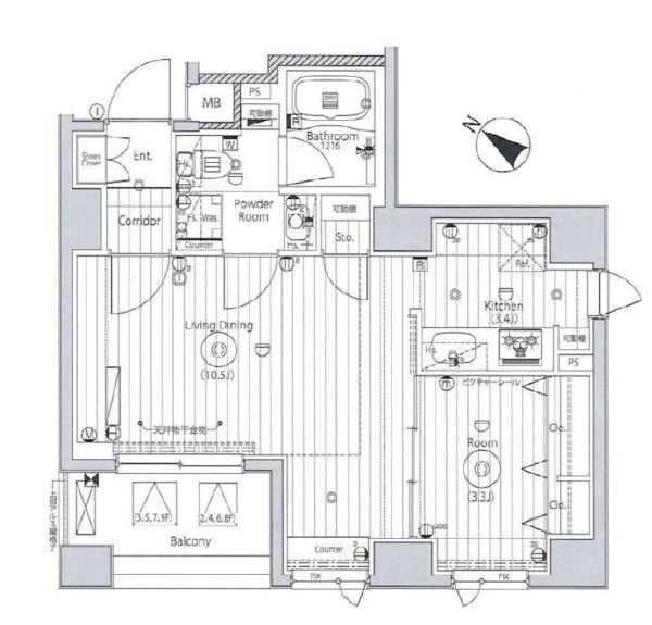  間取り図写真