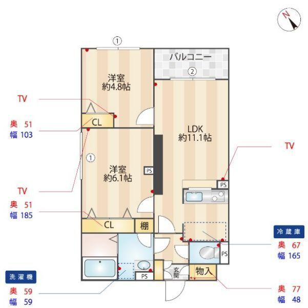  間取り図写真
