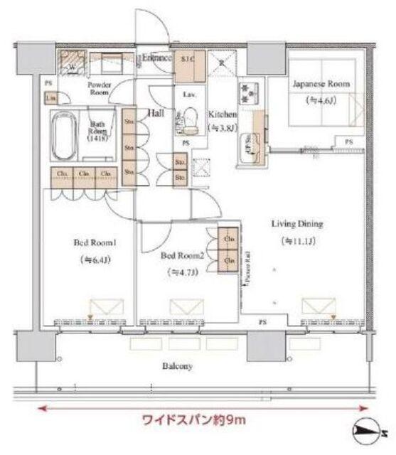  間取り図写真