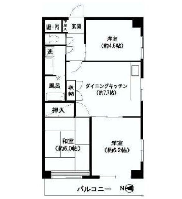  間取り図写真