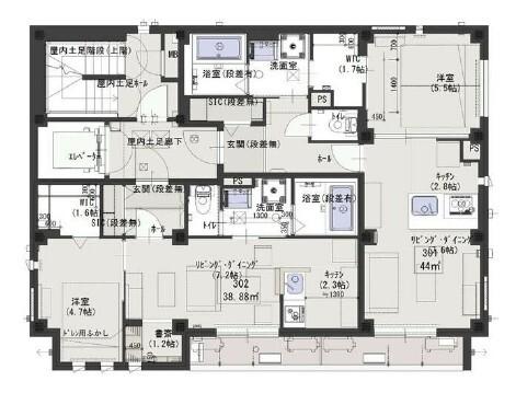  間取り図写真