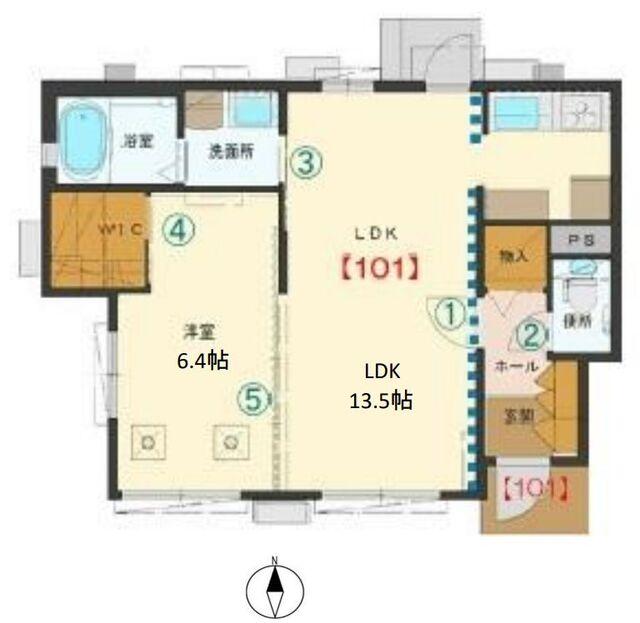  間取り図写真
