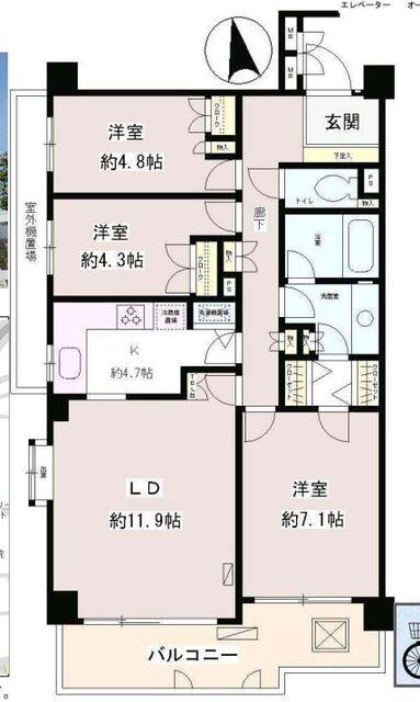  間取り図写真