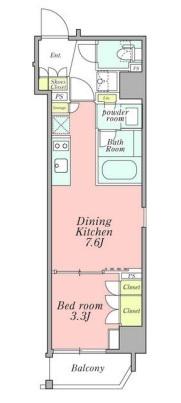 クレストコート新宿山吹町 / 301