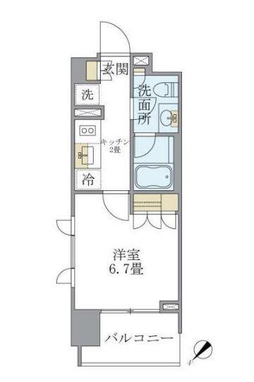 アパートメンツ千駄木の間取り