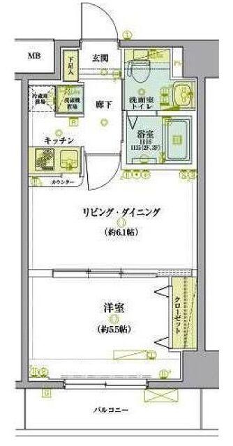  間取り図写真