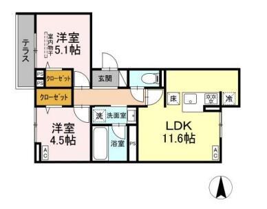  間取り図写真