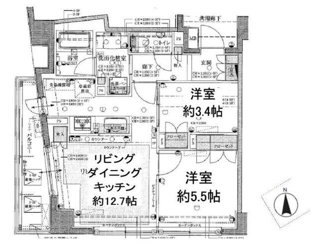  間取り図写真