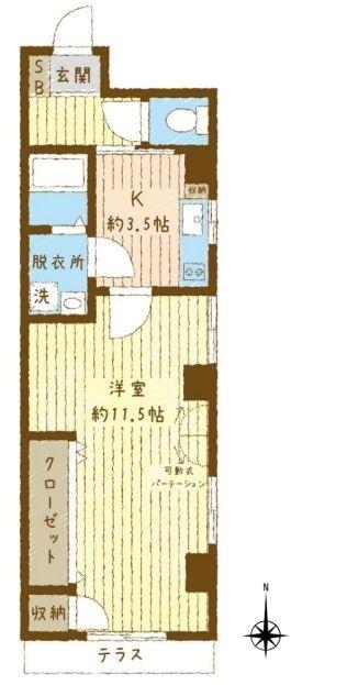  間取り図写真