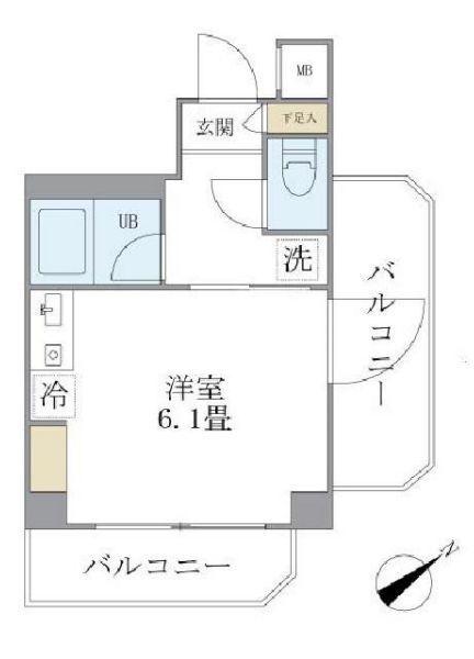 ラ・フラッツの間取り