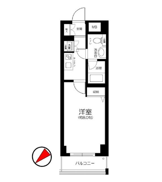 サンパレス田端壱番館の間取り