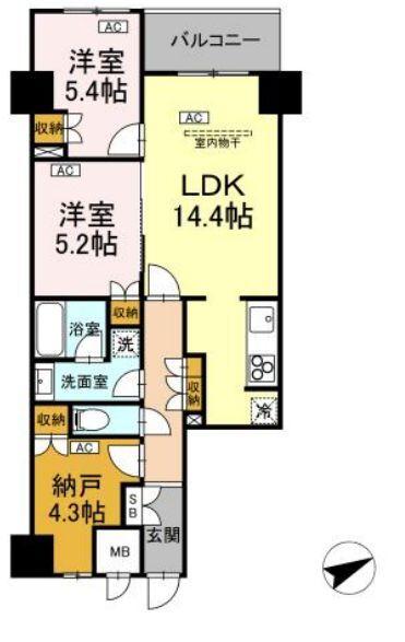  間取り図写真