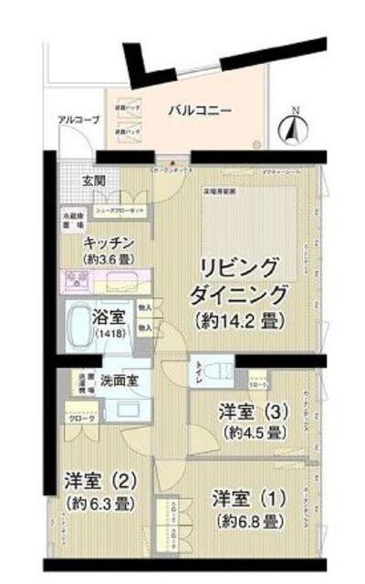  間取り図写真
