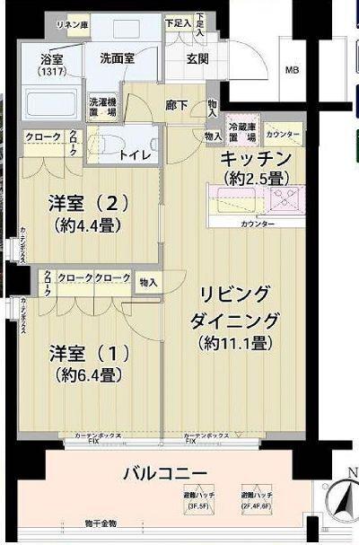  間取り図写真