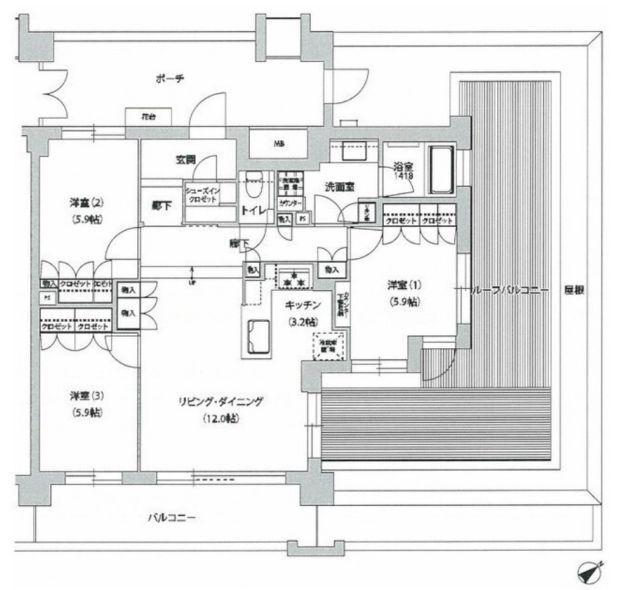  間取り図写真