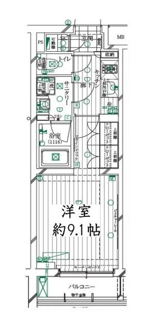  間取り図写真