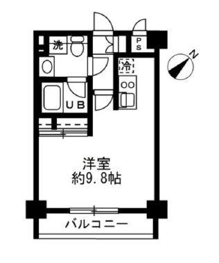レジディア麻布十番Ⅱの間取り