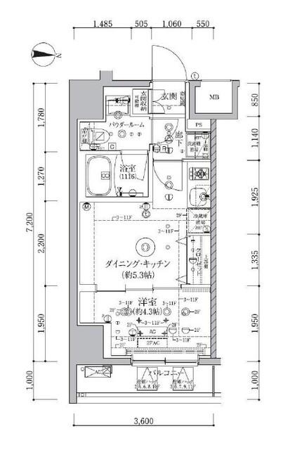  間取り図写真