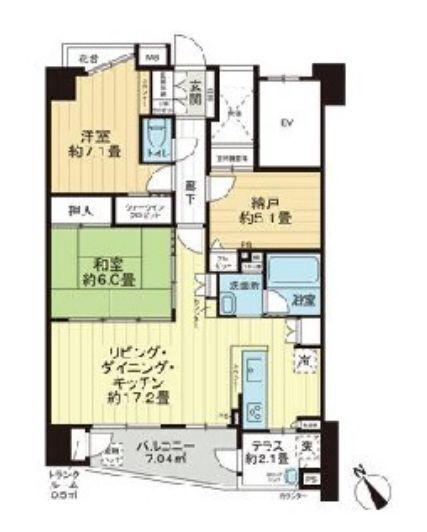  間取り図写真