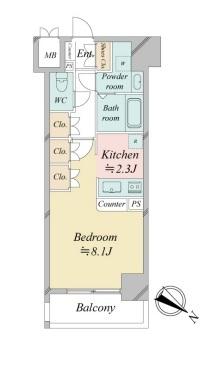 プレミアステージ駒込の間取り