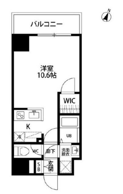 ルクレ池袋の間取り