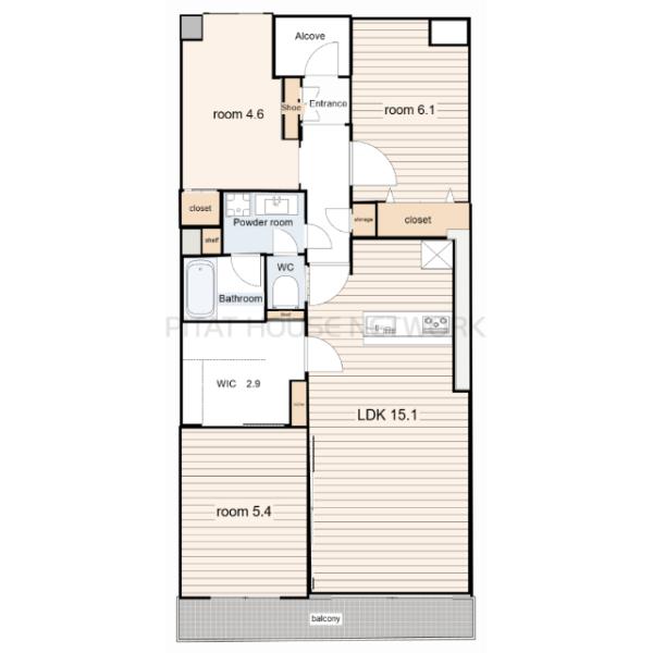 ※掲載の間取り図は概略図です。現況と異なる場合は現況を優先とします。