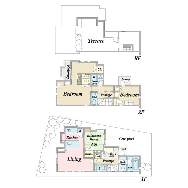 図面と現況が異なる場合は現況を優先とさせていただきます。