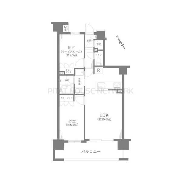 6790万円　1SLDK　56.29㎡