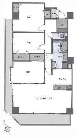 3LDK、価格9990万円、専有面積90.34m2、バルコニー面積21.72m2 駅チカ×角部屋×90m2超