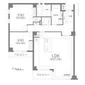 13,500万円　2LDK　建物面積100.99㎡