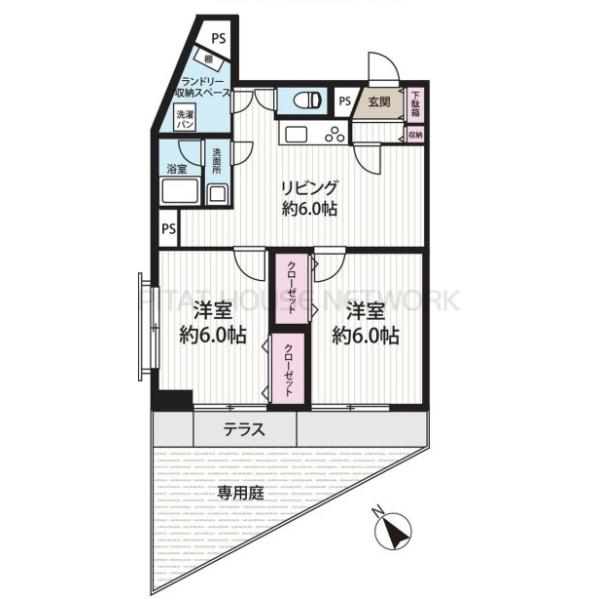 3,280万円　2LDK　建物面積50.79㎡