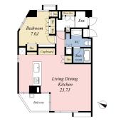 5,480万円　1LDK　建物面積66.64㎡