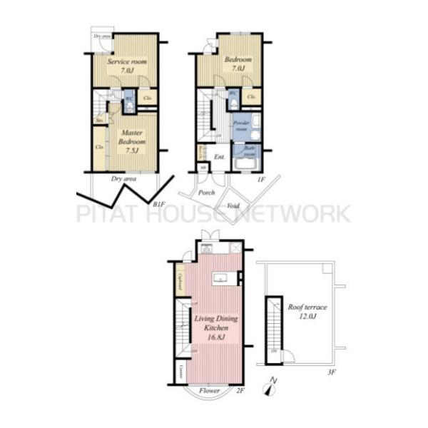 2LDK+S（納戸）、価格1億980万円、専有面積98.93m2、バルコニー面積19.55m2