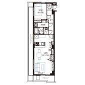 6499万円　1LDK　専有面積46.61㎡