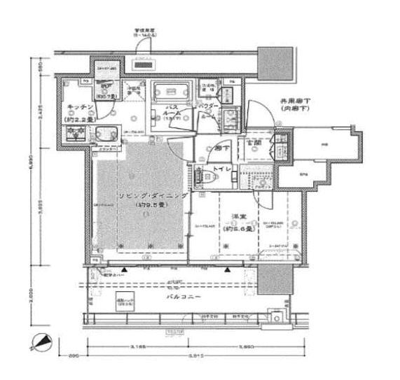 1LDK　価格12,150万円