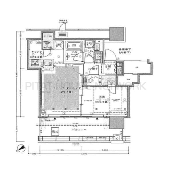 1LDK　価格12,150万円