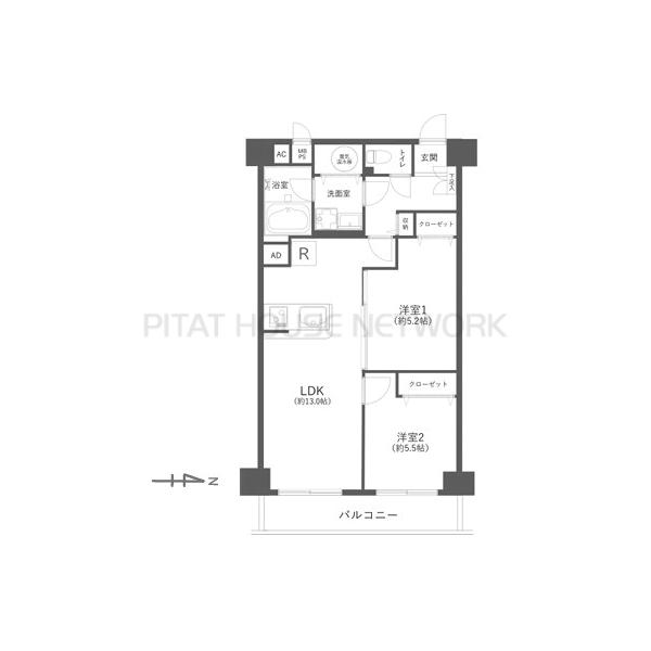 2LDK　価格4,790万円