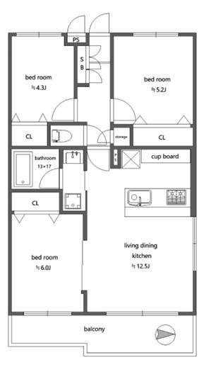 3LDK　価格4,998万円