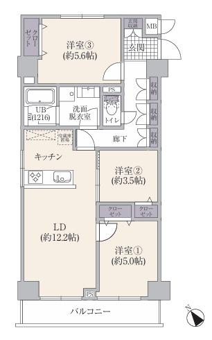 3LDK　価格4,790万円
