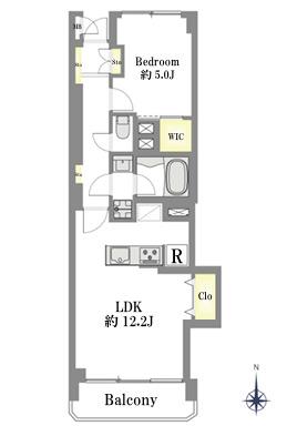 1LDK+WIC　価格3,999万円