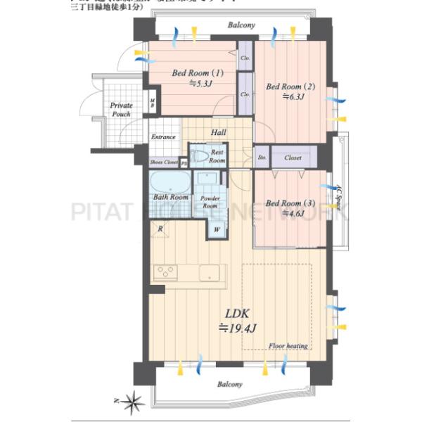 3LDK　価格11,480万円