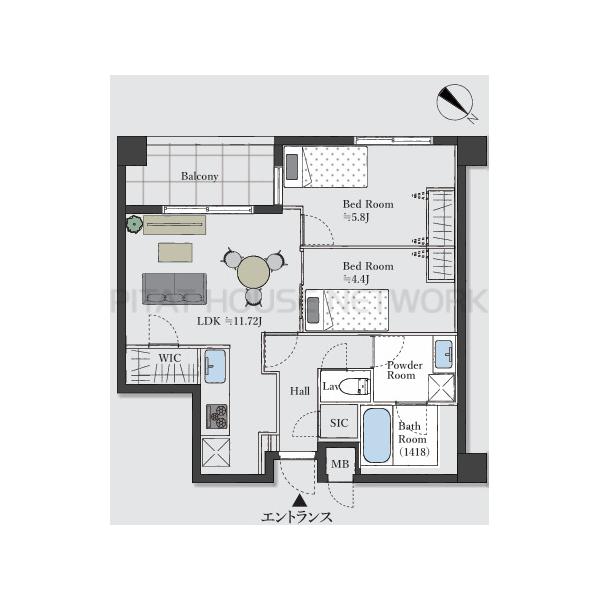 2LDK+WIC+SIC　価格6,680万円